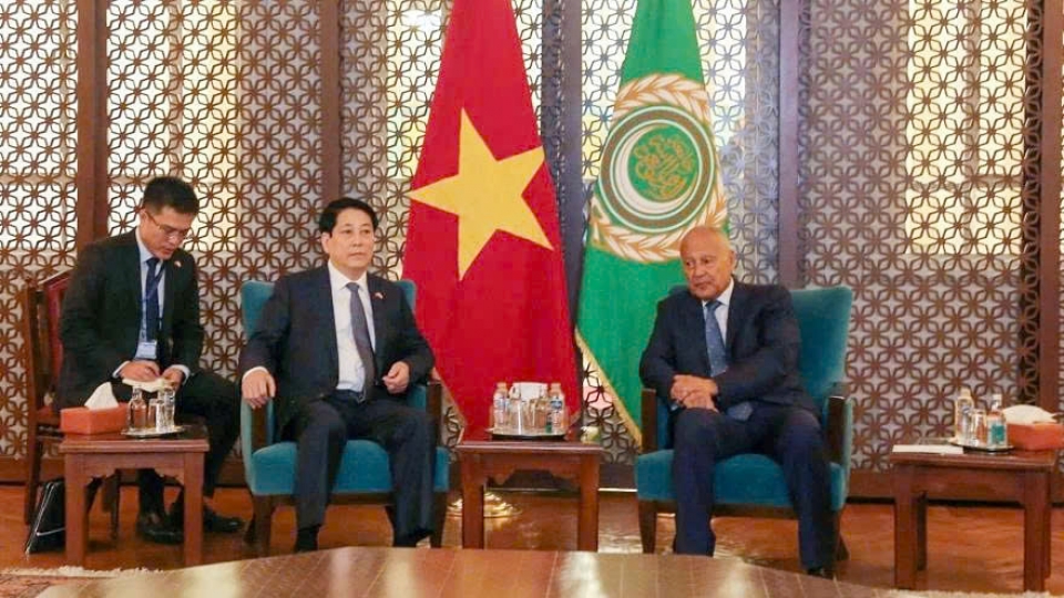 President Luong Cuong meets with Arab League leader Ahmed Aboul Gheit